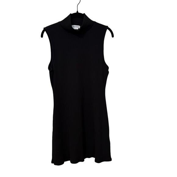 Lovers + Friends Black Knit Kacy Mini Dress Size XL - Picture 3 of 8